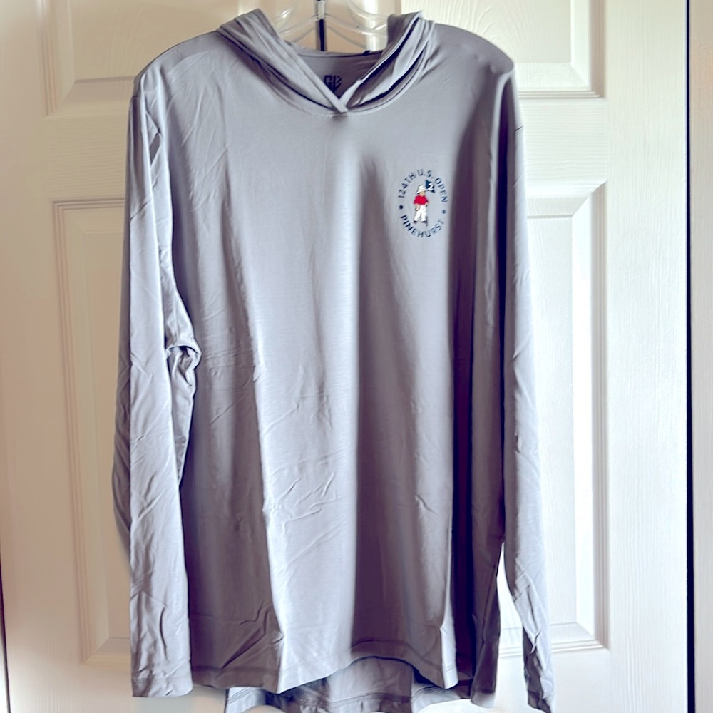 Hooded Performance Golf Long sleeve Pullover Graham Luxe